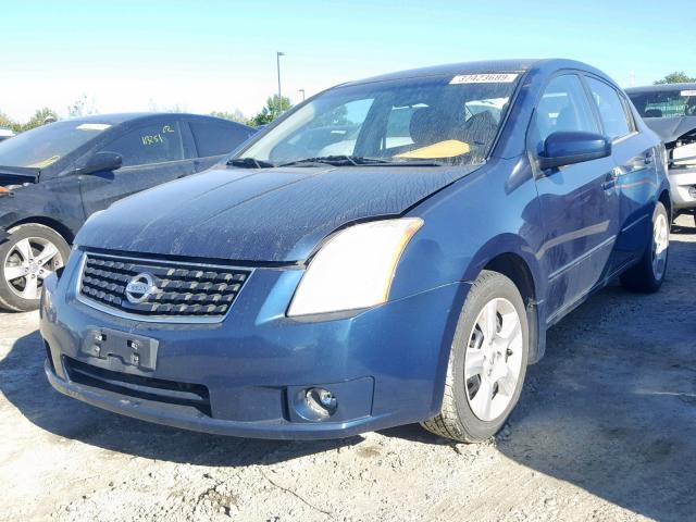 3N1AB61E08L651562 - 2008 NISSAN SENTRA 2.0 BLUE photo 2