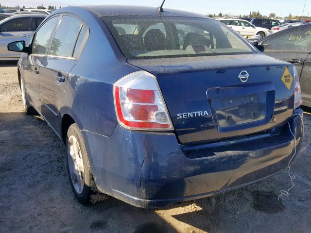 3N1AB61E08L651562 - 2008 NISSAN SENTRA 2.0 BLUE photo 3