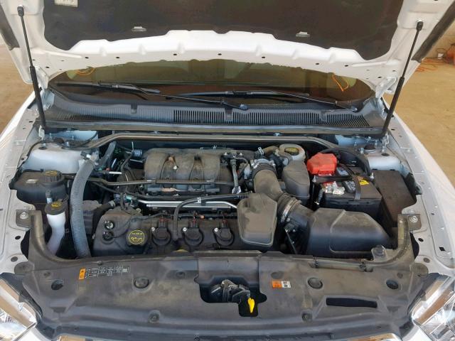 1FAHP2E87EG139331 - 2014 FORD TAURUS SEL WHITE photo 7