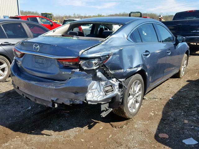 JM1GJ1U52G1477427 - 2016 MAZDA 6 SPORT BLUE photo 4