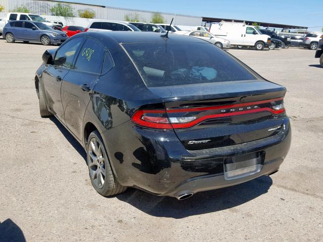 1C3CDFBB9FD151184 - 2015 DODGE DART SXT BLACK photo 3