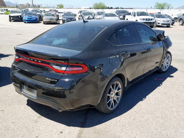 1C3CDFBB9FD151184 - 2015 DODGE DART SXT BLACK photo 4