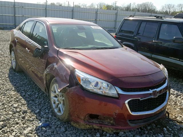 1G11C5SL2FF143207 - 2015 CHEVROLET MALIBU 1LT BURGUNDY photo 1
