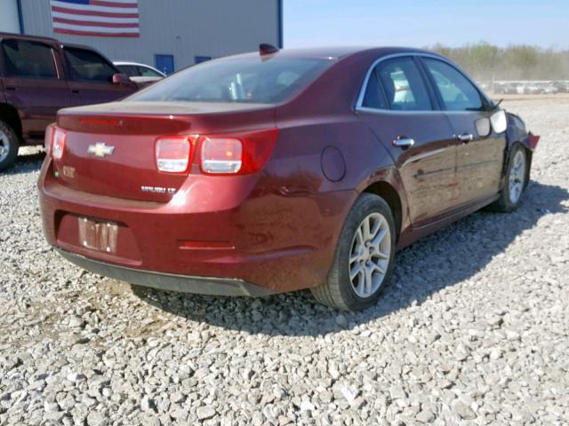 1G11C5SL2FF143207 - 2015 CHEVROLET MALIBU 1LT BURGUNDY photo 4