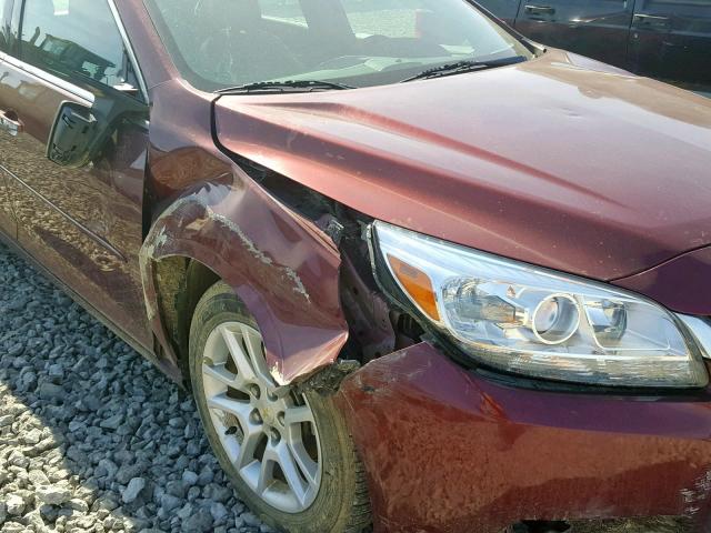 1G11C5SL2FF143207 - 2015 CHEVROLET MALIBU 1LT BURGUNDY photo 9