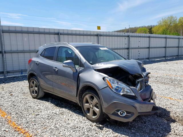 KL4CJCSB4EB704069 - 2014 BUICK ENCORE GRAY photo 1