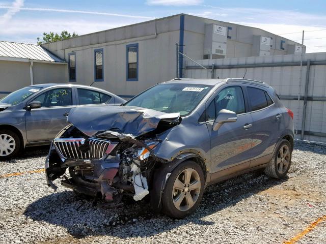 KL4CJCSB4EB704069 - 2014 BUICK ENCORE GRAY photo 2