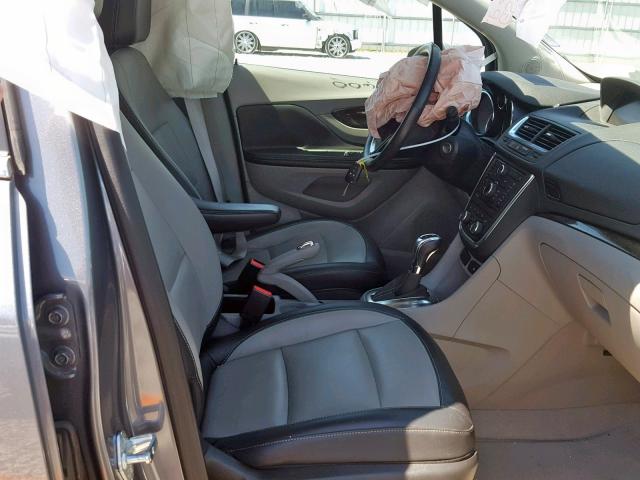 KL4CJCSB4EB704069 - 2014 BUICK ENCORE GRAY photo 5