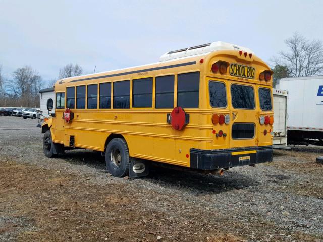 1BAKBC5A3BF280822 - 2011 BLUE BIRD SCHOOL BUS YELLOW photo 3