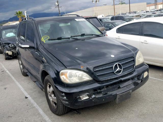 4JGAB57E54A462885 - 2004 MERCEDES-BENZ ML 350 BLACK photo 1