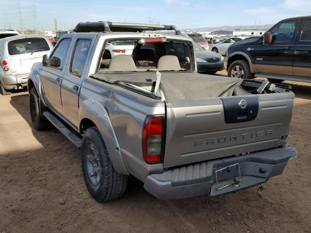 1N6ED27T83C434690 - 2003 NISSAN FRONTIER C TAN photo 3