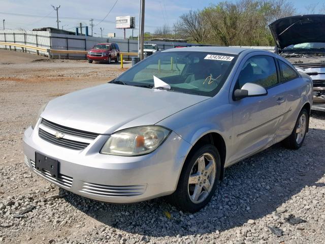 1G1AT18H197207487 - 2009 CHEVROLET COBALT LT SILVER photo 2