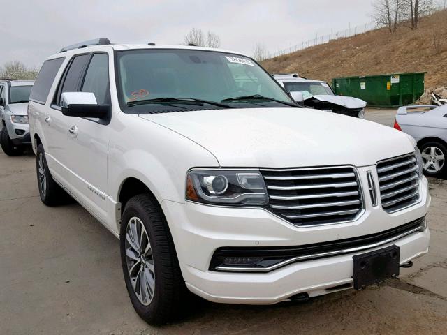 5LMJJ3JT1FEJ10510 - 2015 LINCOLN NAVIGATOR 白色 照片 1