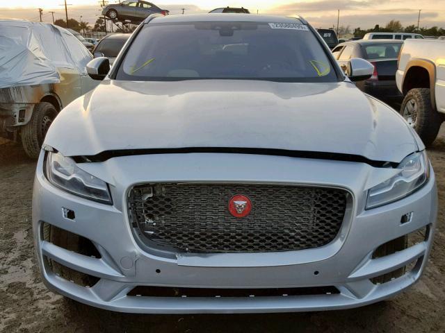 SADCL2FX3JA267153 - 2018 JAGUAR F-PACE R - SILVER photo 9