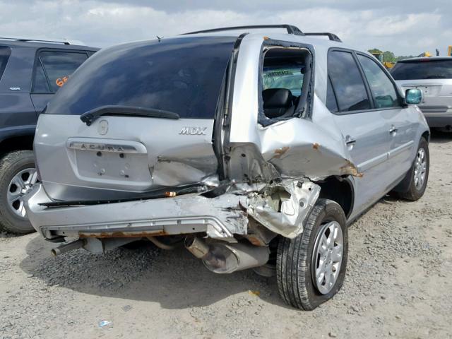 2HNYD18646H550516 - 2006 ACURA MDX TOURIN SILVER photo 4