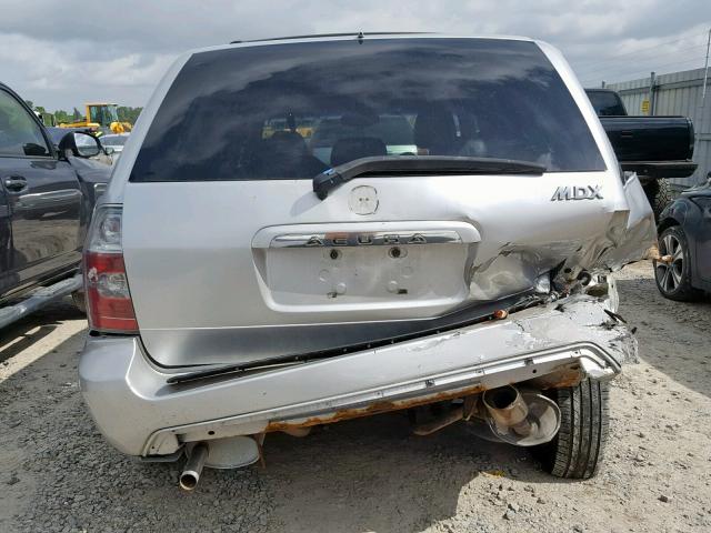 2HNYD18646H550516 - 2006 ACURA MDX TOURIN SILVER photo 9