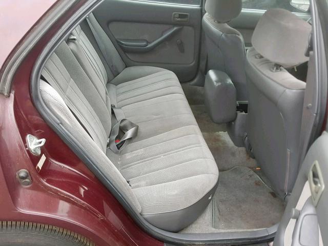 4T1SK11E0NU108620 - 1992 TOYOTA CAMRY DLX 勃艮第红 照片 6