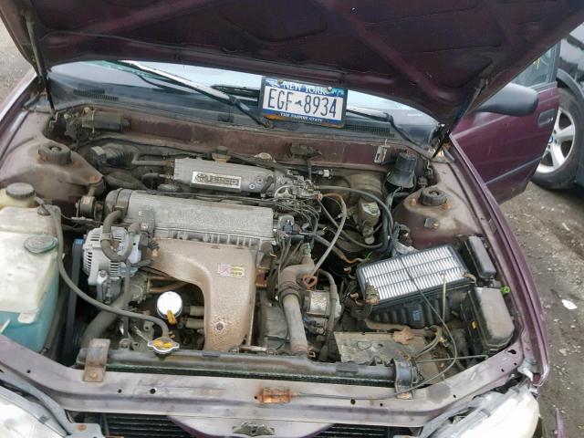 4T1SK11E0NU108620 - 1992 TOYOTA CAMRY DLX 勃艮第红 照片 7