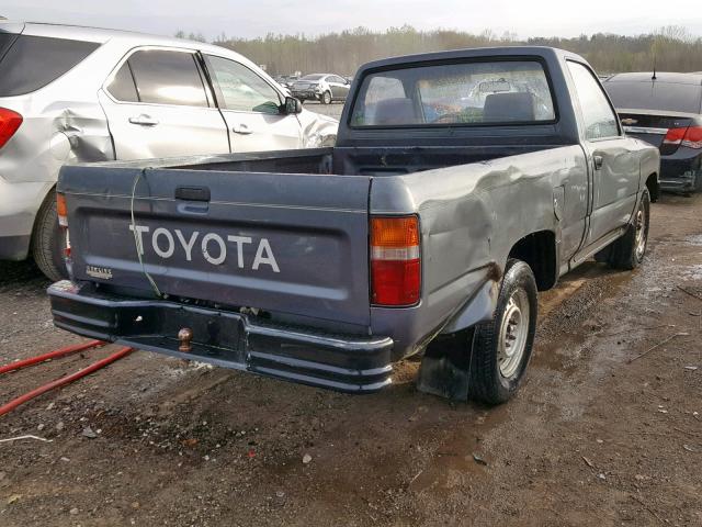 4TARN81A5PZ063787 - 1993 TOYOTA PICKUP 1/2 GRAY photo 4