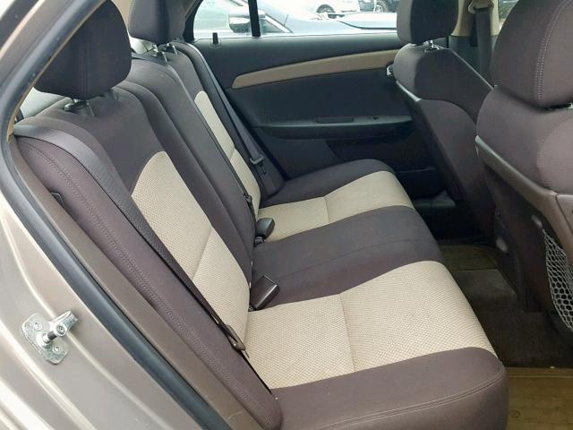 1G1ZH57B48F227925 - 2008 CHEVROLET MALIBU 1LT 米色 照片 6