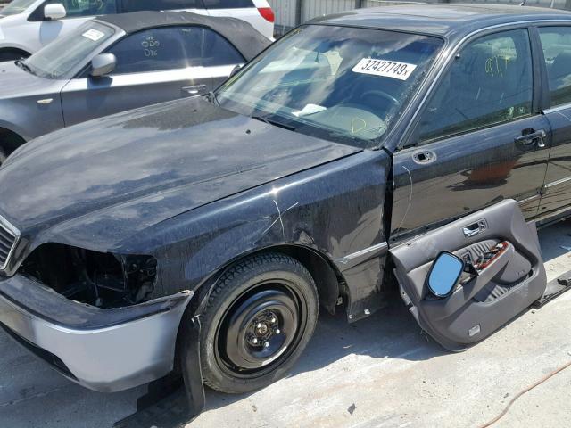 JH4KA96602C015667 - 2002 ACURA 3.5RL BLACK photo 9