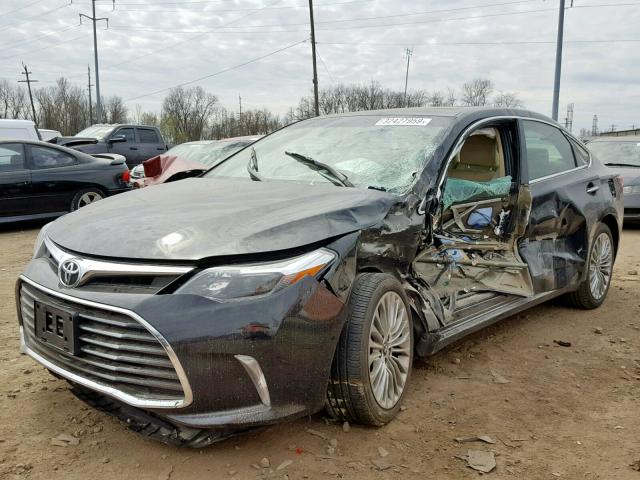 4T1BK1EB6GU221216 - 2016 TOYOTA AVALON XLE BLACK photo 2