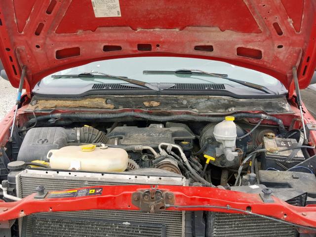 1D7KU28DX4J179475 - 2004 DODGE RAM 2500 S RED photo 7