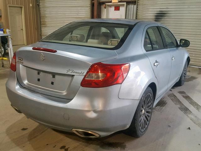 JS2RE9A3XC6101091 - 2012 SUZUKI KIZASHI SE BLUE photo 4