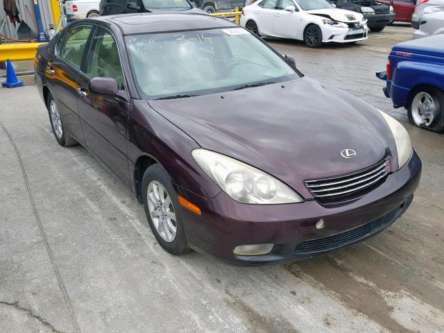 JTHBF30G720064589 - 2002 LEXUS ES 300 PURPLE photo 1