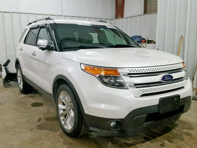 1FM5K7F80DGC69629 - 2013 FORD EXPLORER L WHITE photo 1