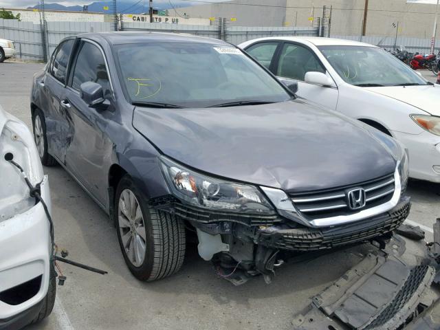 1HGCR2F87EA128976 - 2014 HONDA ACCORD EXL GRAY photo 1