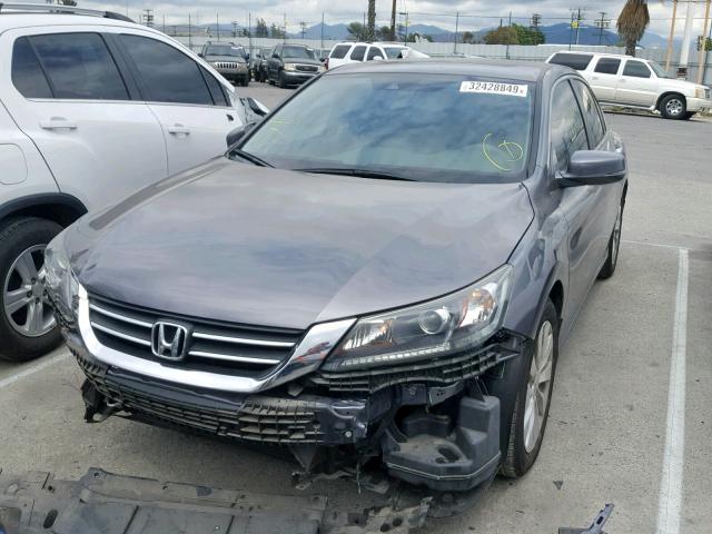 1HGCR2F87EA128976 - 2014 HONDA ACCORD EXL GRAY photo 2