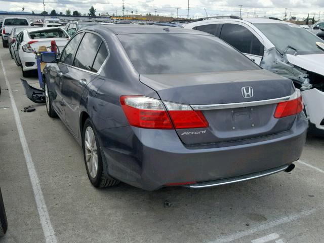 1HGCR2F87EA128976 - 2014 HONDA ACCORD EXL GRAY photo 3