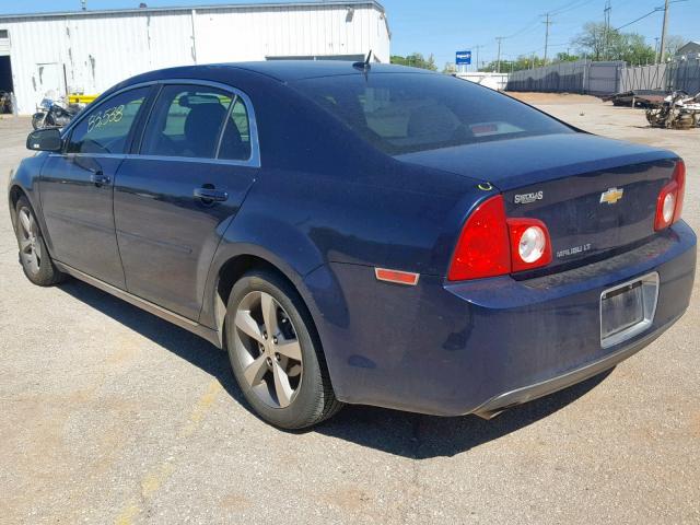 1G1ZC5E19BF322349 - 2011 CHEVROLET MALIBU 1LT 蓝色 照片 3