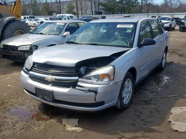 1G1ZT52805F175263 - 2005 CHEVROLET MALIBU LS GRAY photo 2