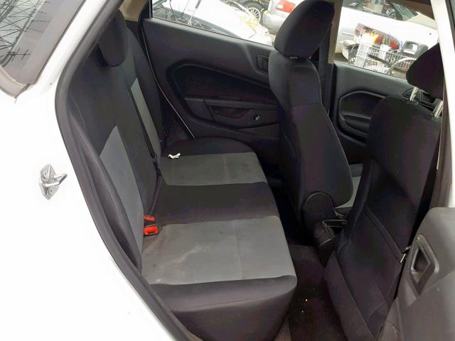 3FADP4TJ5FM200442 - 2015 FORD FIESTA S WHITE photo 6