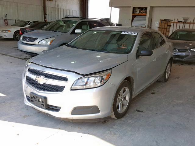 1G11B5SA7DU107216 - 2013 CHEVROLET MALIBU LS 银色 照片 2