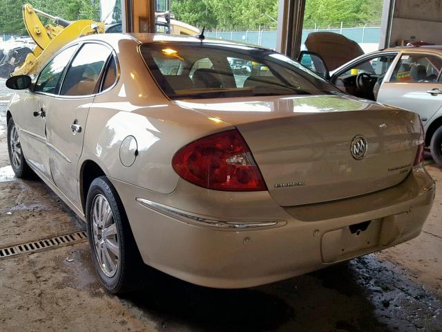 2G4WD582691265777 - 2009 BUICK LACROSSE C GOLD photo 3