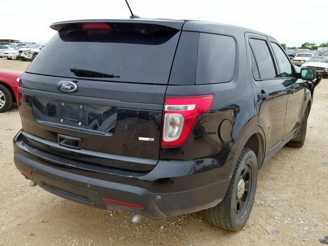 1FM5K8AR9EGB59170 - 2014 FORD EXPLORER P BLACK photo 4