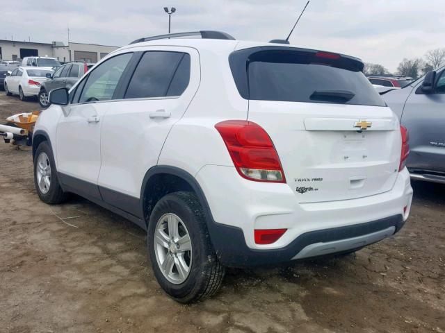 3GNCJPSB6HL142909 - 2017 CHEVROLET TRAX 1LT WHITE photo 3