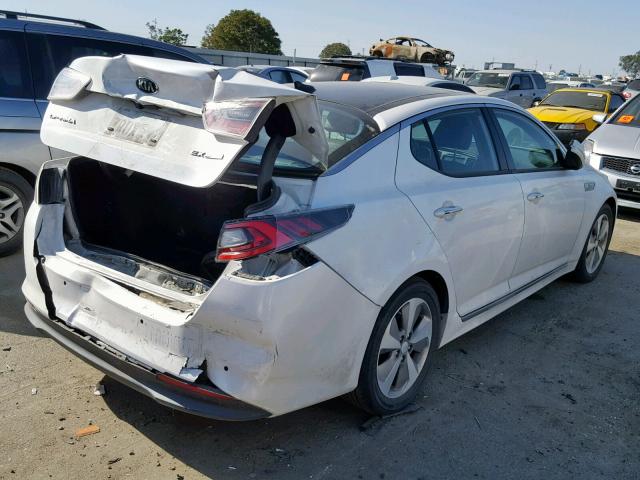 KNAGN4AD4G5098565 - 2016 KIA OPTIMA HYB WHITE photo 4