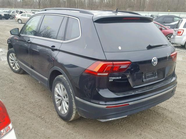 3VV2B7AX7JM149481 - 2018 VOLKSWAGEN TIGUAN SE BLACK photo 3