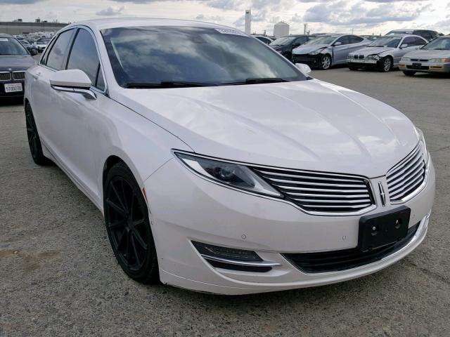 3LN6L2LU7FR601020 - 2015 LINCOLN MKZ HYBRID WHITE photo 1