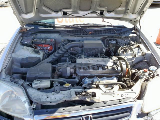 2HGEJ6614YH576821 - 2000 HONDA CIVIC BASE SILVER photo 7