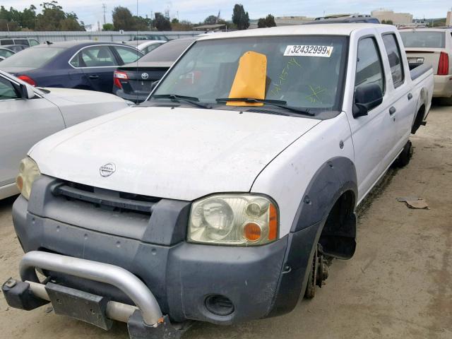 1N6ED27T53C467744 - 2003 NISSAN FRONTIER C WHITE photo 2