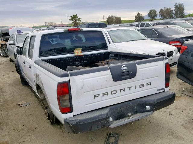 1N6ED27T53C467744 - 2003 NISSAN FRONTIER C WHITE photo 3