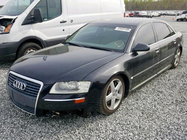 WAUMV44E47N020052 - 2007 AUDI A8 L QUATT BLACK photo 2