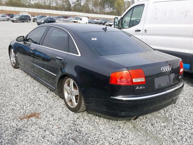 WAUMV44E47N020052 - 2007 AUDI A8 L QUATT BLACK photo 3