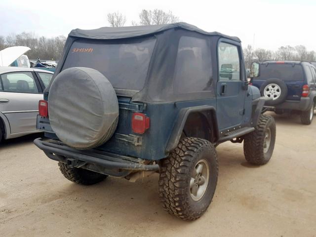 1J4FY19S5VP545150 - 1997 JEEP WRANGLER / GREEN photo 4