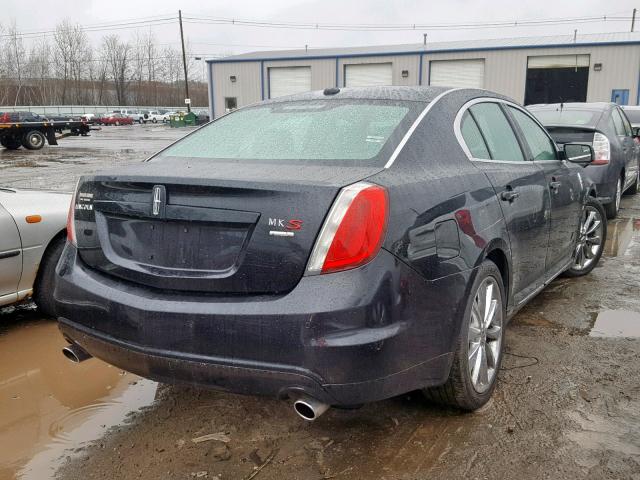 1LNHL9FT3AG611550 - 2010 LINCOLN MKS BLACK photo 4